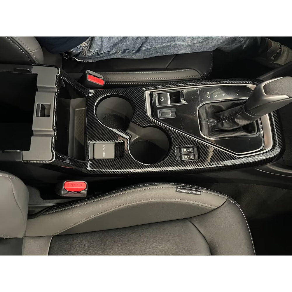 For Subaru Crosstrek 2024 Front Center Console Dashboard Panel Cup Holder Cover Trims