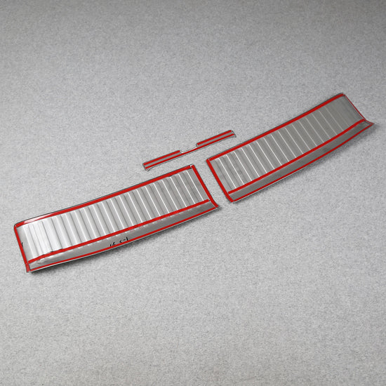 Fit for Honda Pilot 2025 2026 Rear Inside Bumper Sill Plate Guard Cover Trim - Stainless Steel