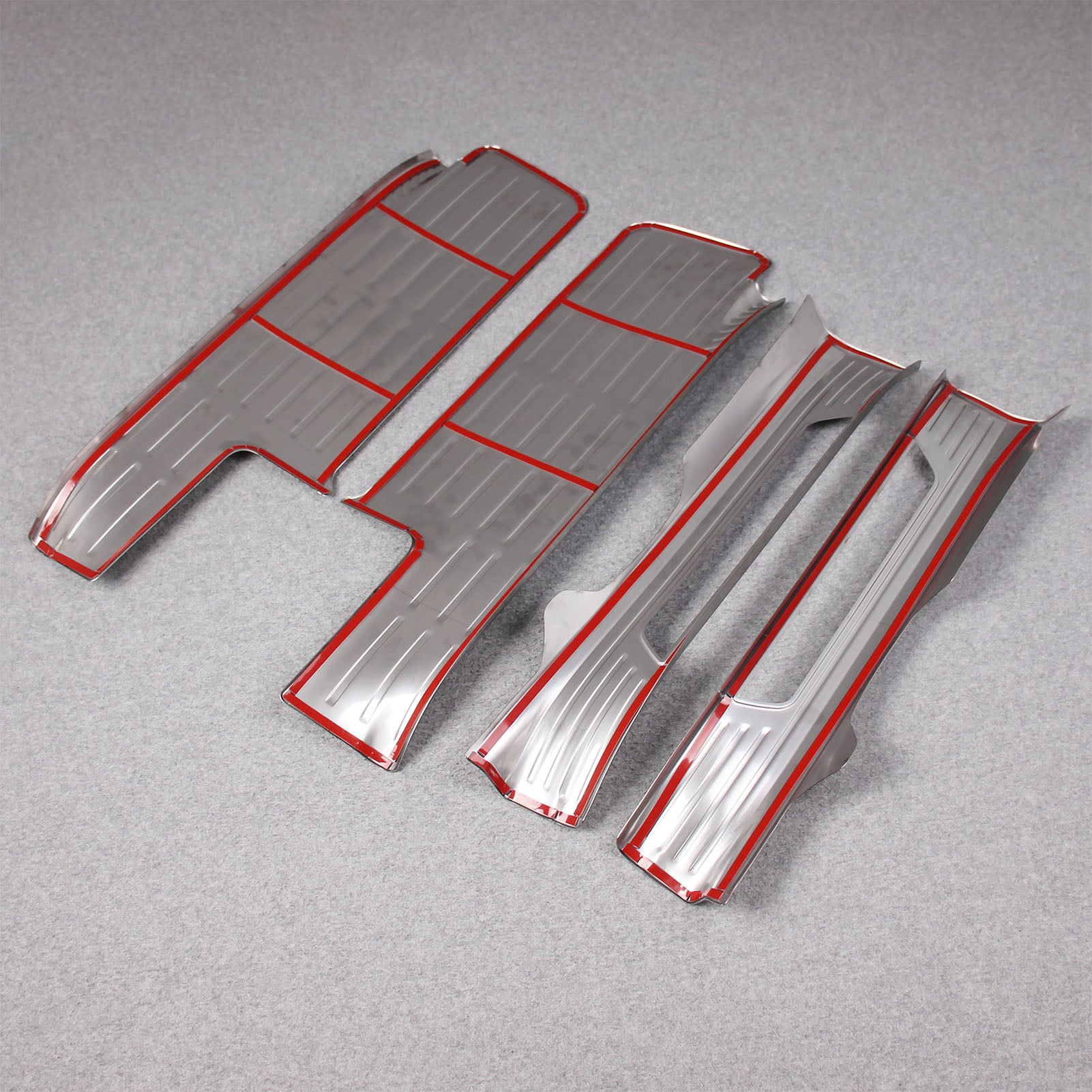 Fit for Toyota Grand Highlander/Lexus TX TX350/500h/550h+ 2024 2025 2026 Inside Door Sill Scuff Plate Guard Cover Trim Stainless Steel