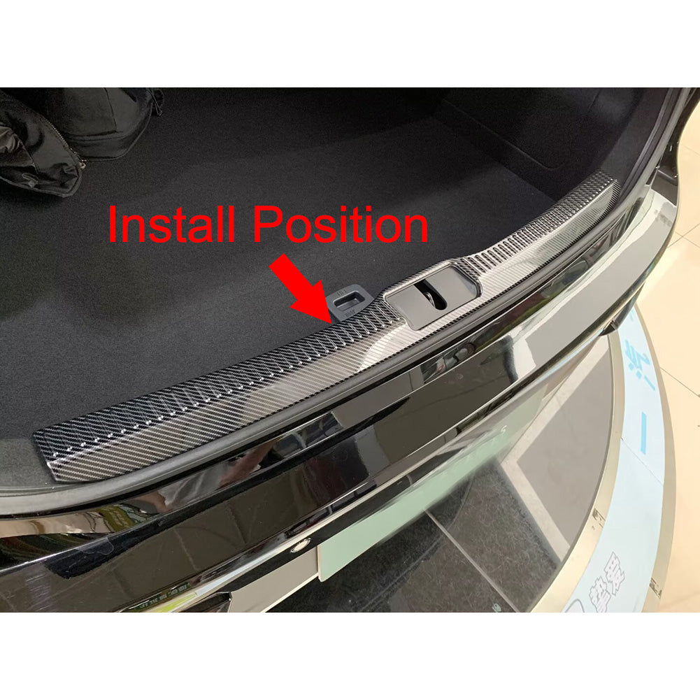 Fit for Toyota Crown 2023 2024 2025 2026 Rear Interior Bumper Sill Plate Guard Cover Trims