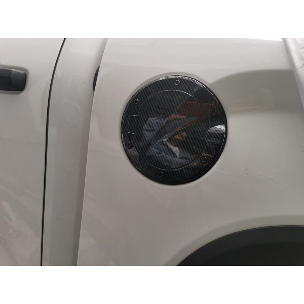 Toyota Tundra 2022 2023 Fuel Gas Tank Cap Cover Trim Carbon Fiber Pattern