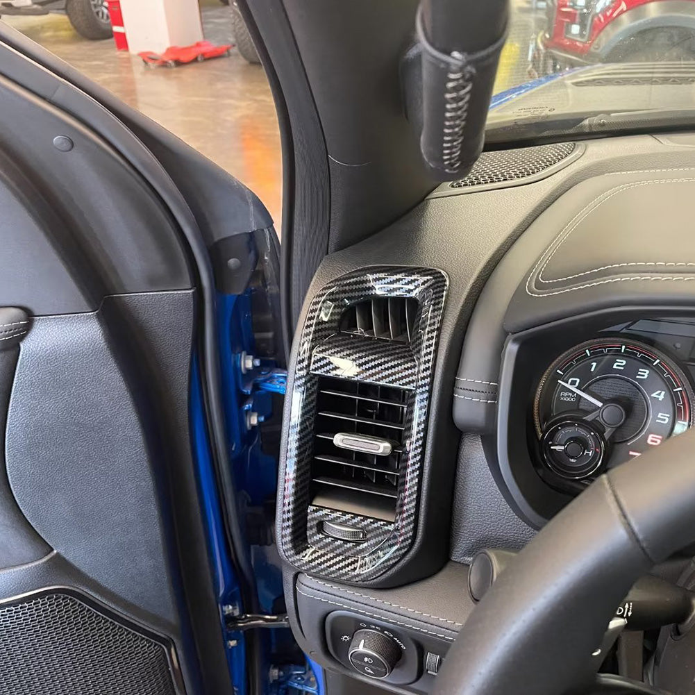 Fit for Dodge 2023 New Ram 1500 Interior Front Side Air Condition Vent Outlet Cover Trims
