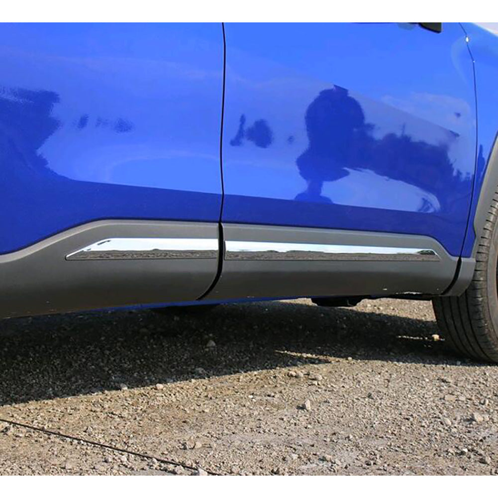 Fit for Toyota Corolla Cross 2022 2023 2024 Body Side Door Molding Cover Trims Chrome