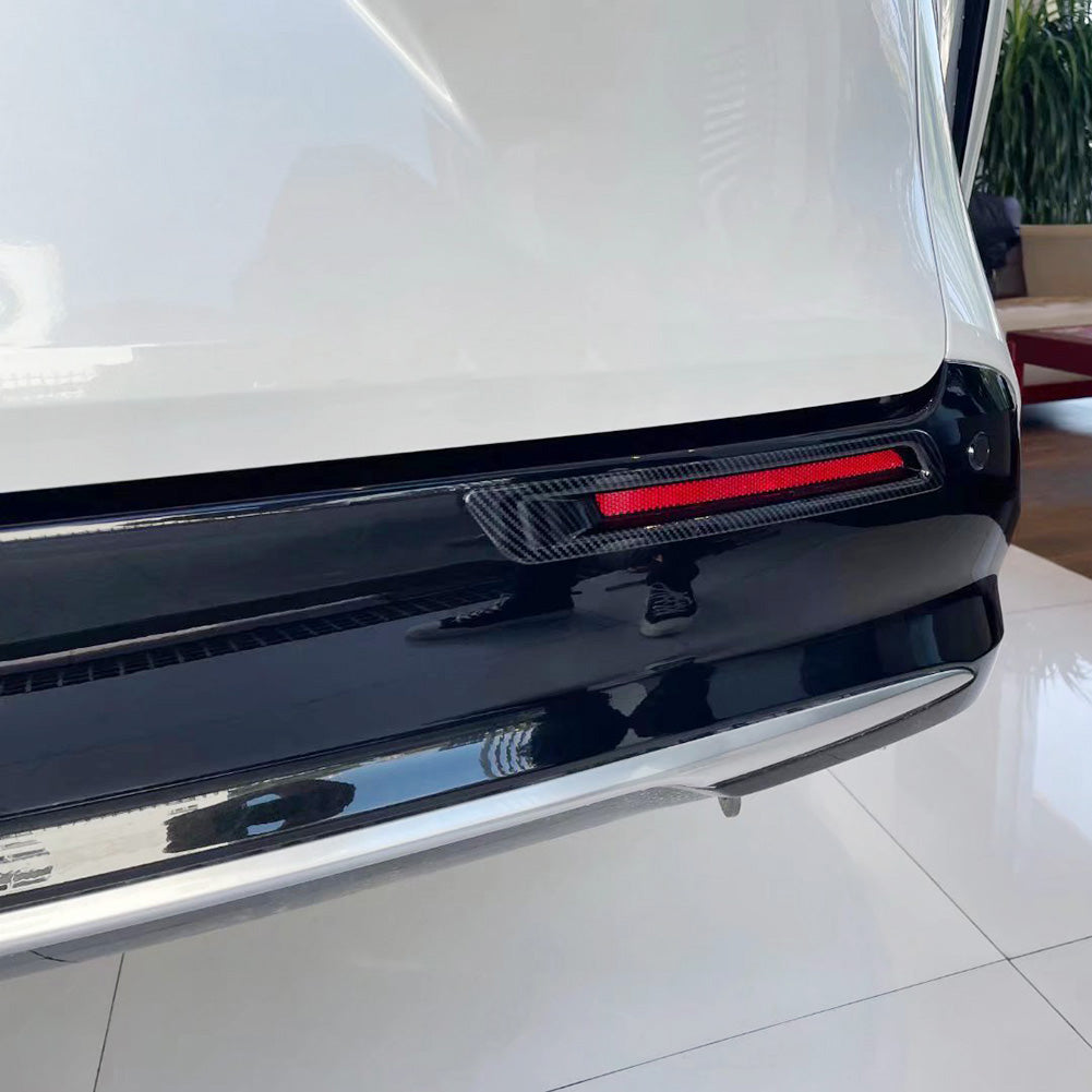 Fit for Toyota Sienna 2021 2022 2023 2024 2025 Rear Fog Light Cover Trims Carbon Fiber Pattern