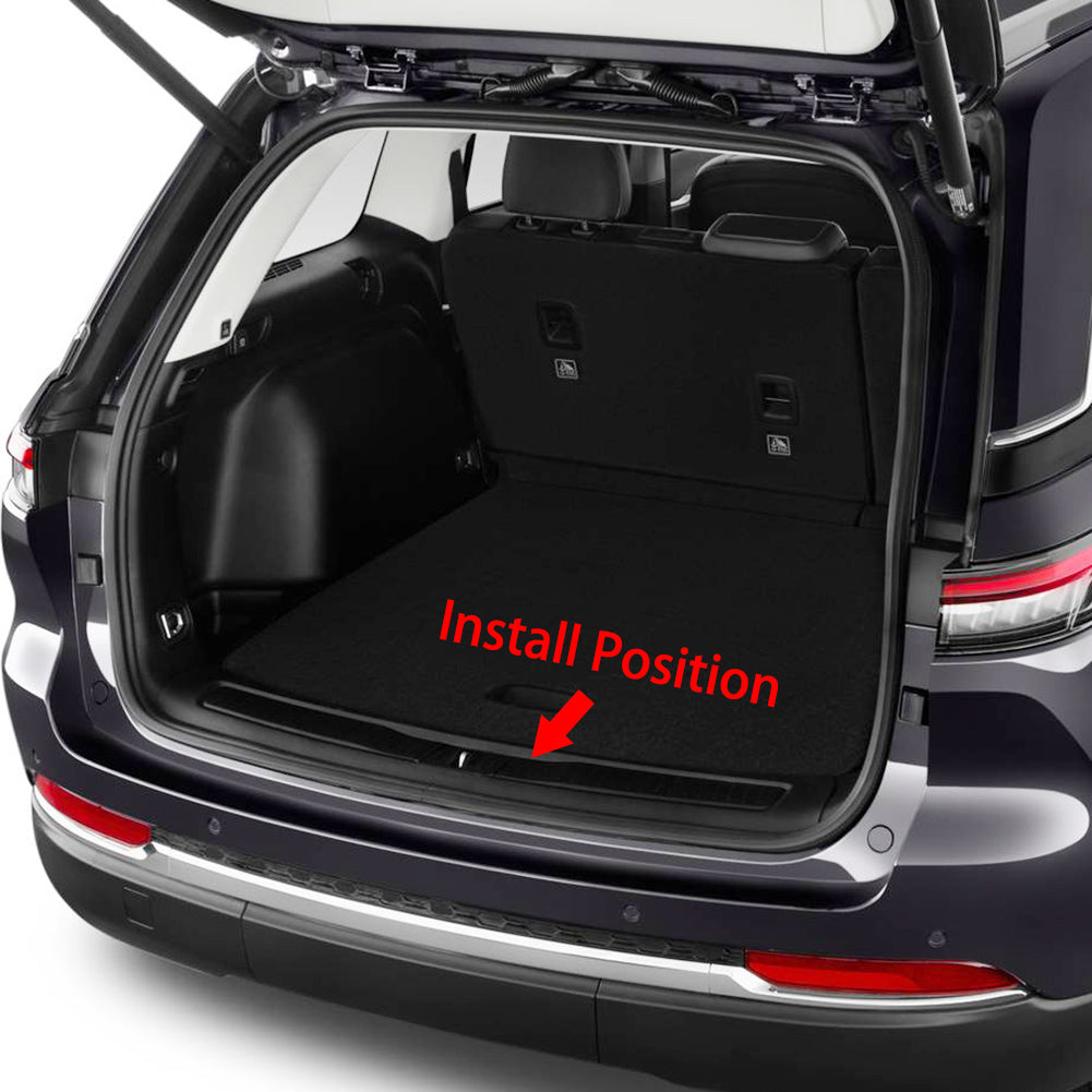 Fit for Jeep New Grand Cherokee 2024 2025 Rear Inside Bumper Sill Plate Guard Cover Trim Stainless Steel