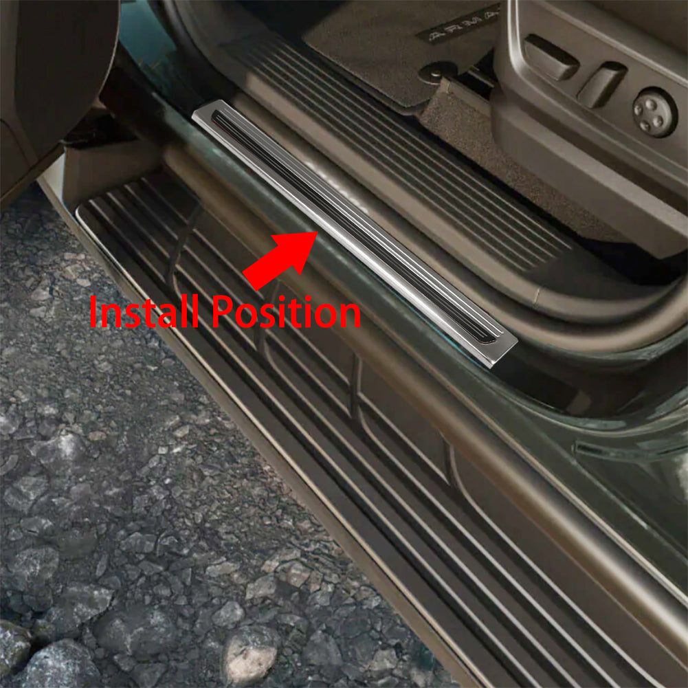 Fit for Nissan New Armada 2025 2026 Outside Door Sill Plate Cover Trims