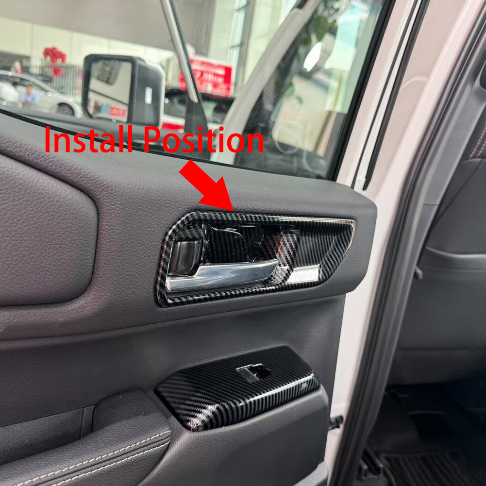 Fit for Toyota New Land Cruiser LC250 2024 2025 2026 Interior Door Handle Bowl Cover Trims
