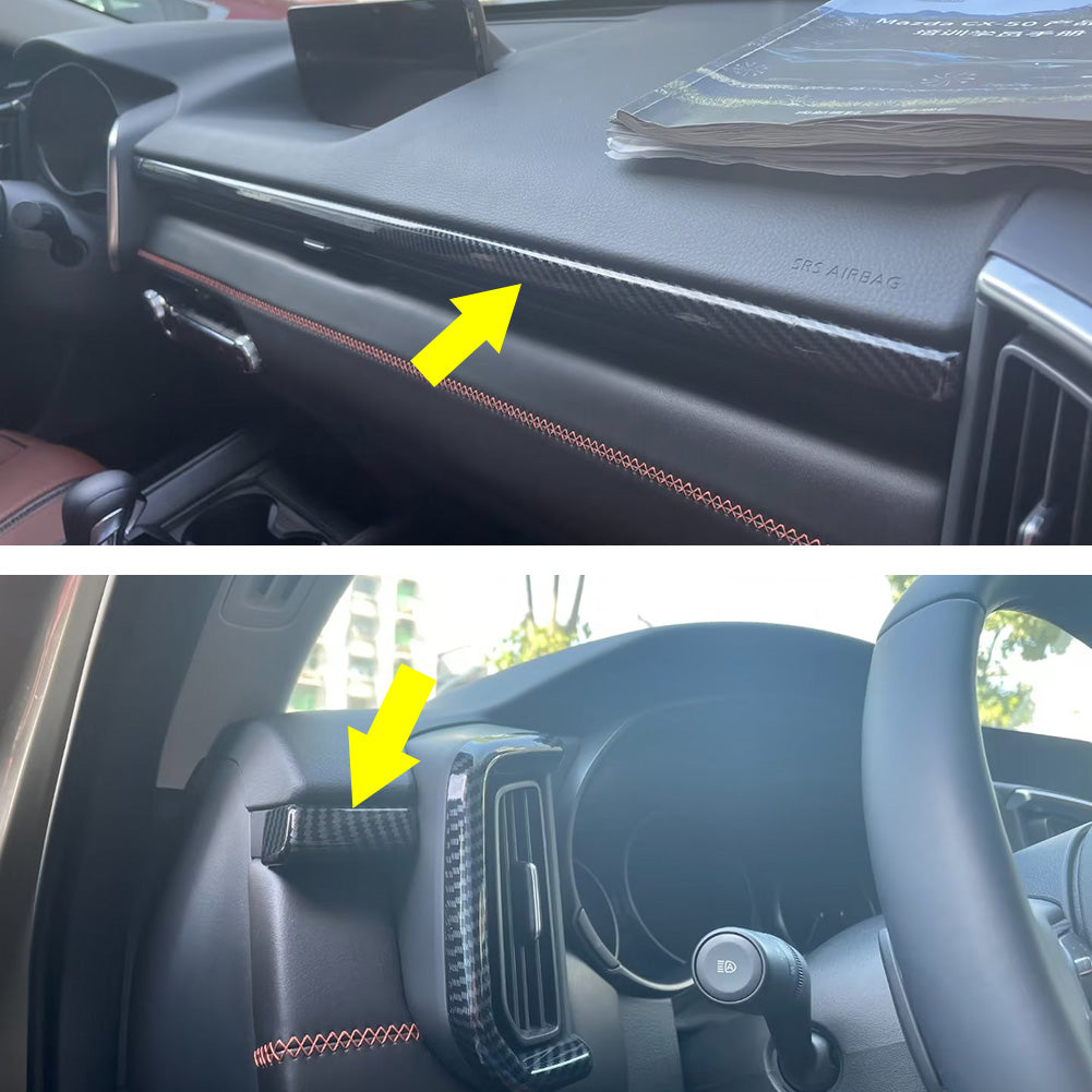 Fit for Mazda CX-50 CX50 2024 Interior Front Center Console Dashboard Moulding Trim