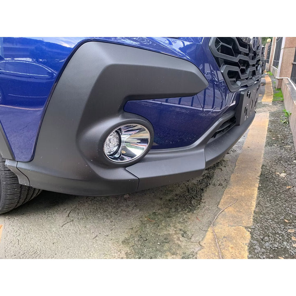 Beautost Fit for Subaru Crosstrek 2024 2025 Front Fog Light Lamp Cover Trim ABS Chrome