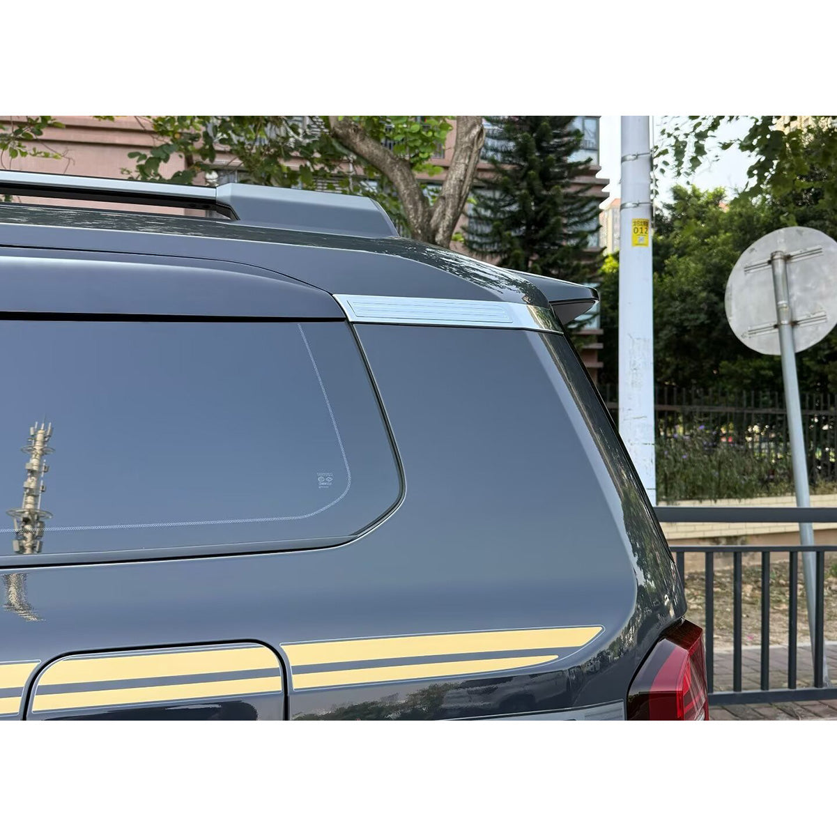 Fit for Toyota New Land Cruiser LC250 2024 2025 2026 / Lexus GX 550 GX550 2024 2025 2026 A-Pillar C-Pillar Frame Molding Cover Trims