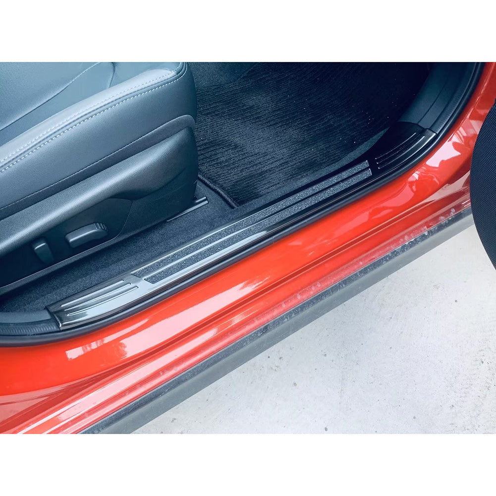 Fit for Subaru New Crosstrek 2024 Inside Door Sill Scuff Plate Guard Cover Trim Stainless Steel