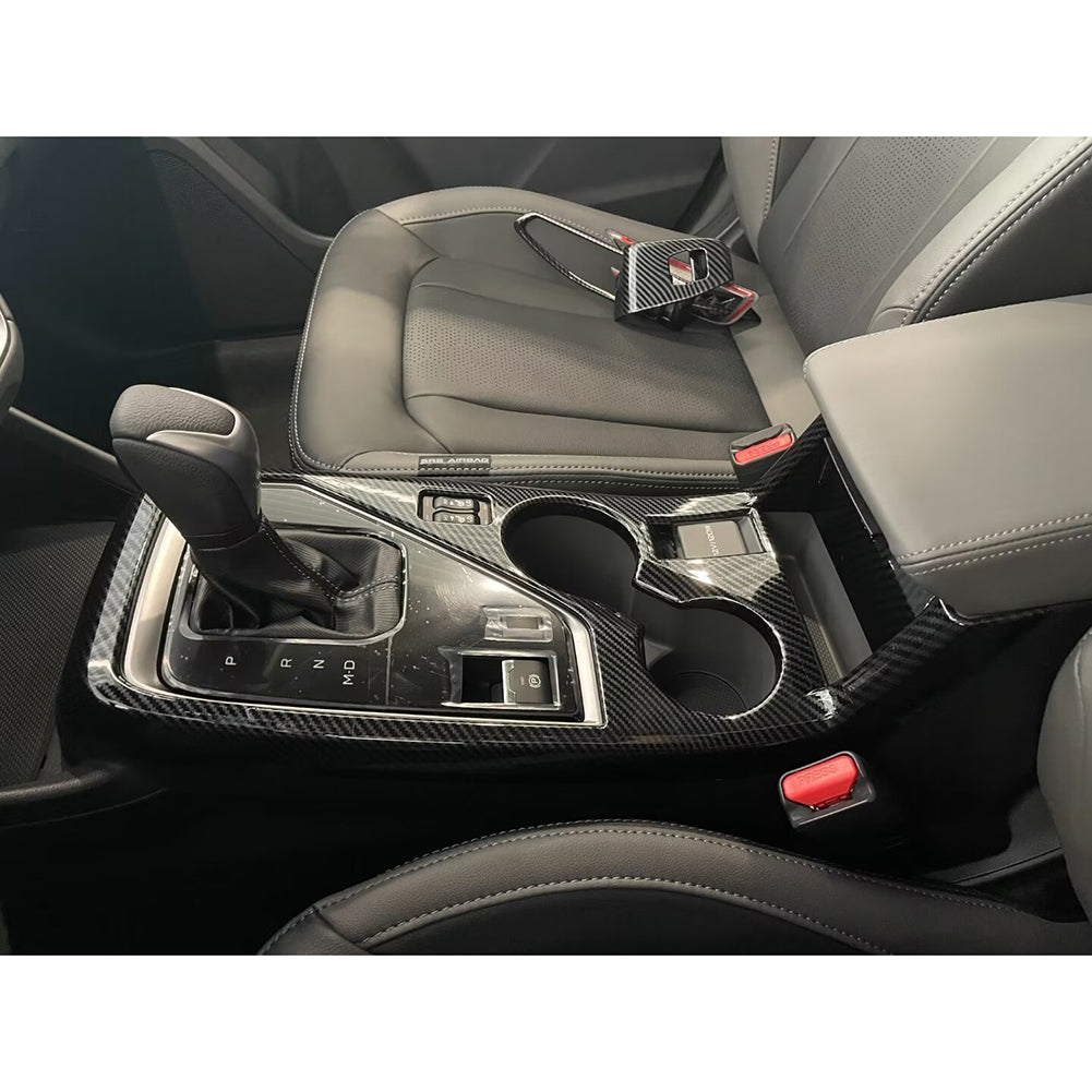 For Subaru Crosstrek 2024 Front Center Console Dashboard Panel Cup Holder Cover Trims