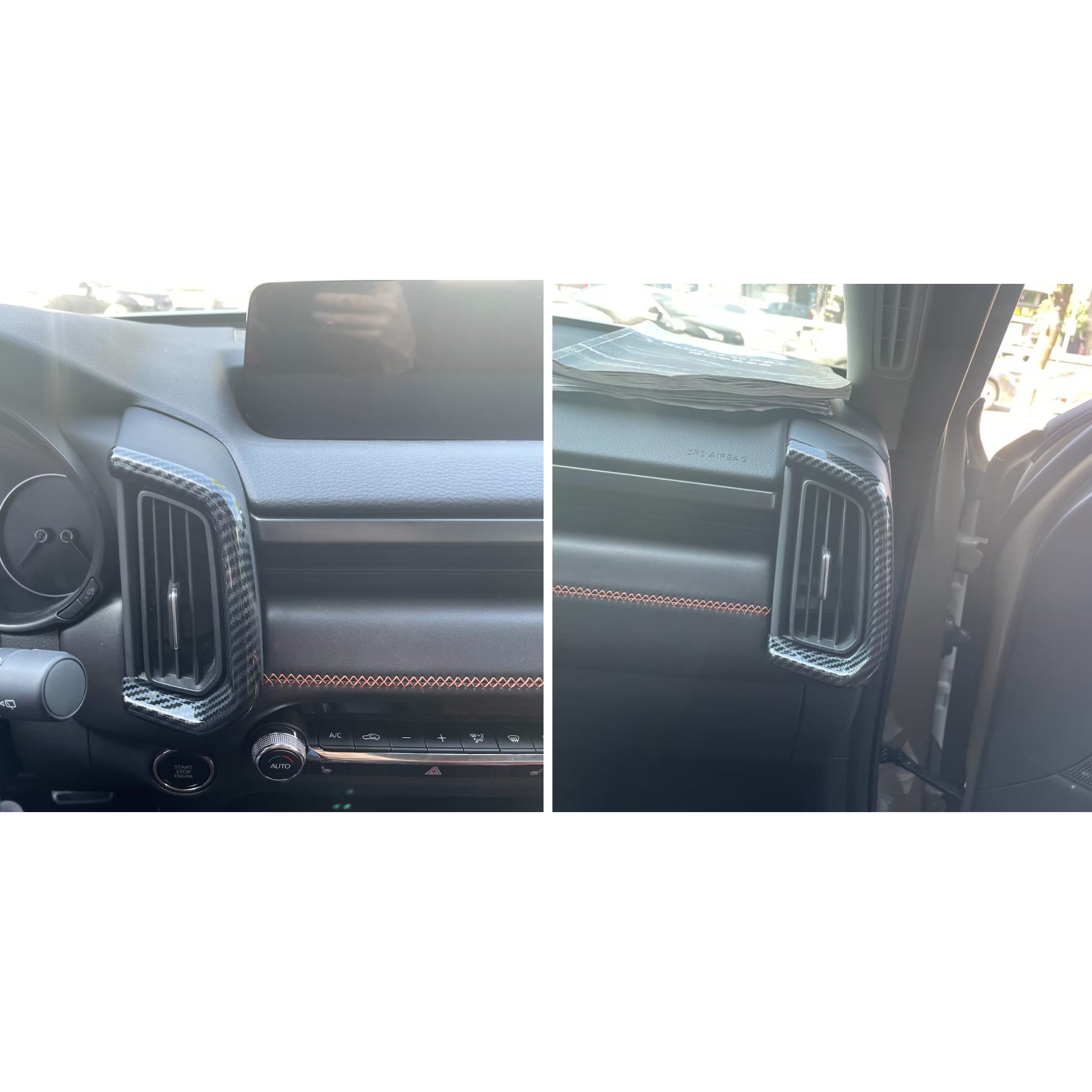 Fit for Mazda CX-50 CX50 2024 Interior Front Upper Air Condition Vent Outlet Cover Trim