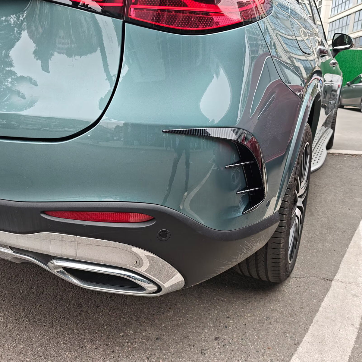 Fit for Mercedes-Benz New GLC GLC300 X254 AMG Line 2023 2024 2025 2026 Rear Side Fender Vent Air Outlet Bezel Cover Trims