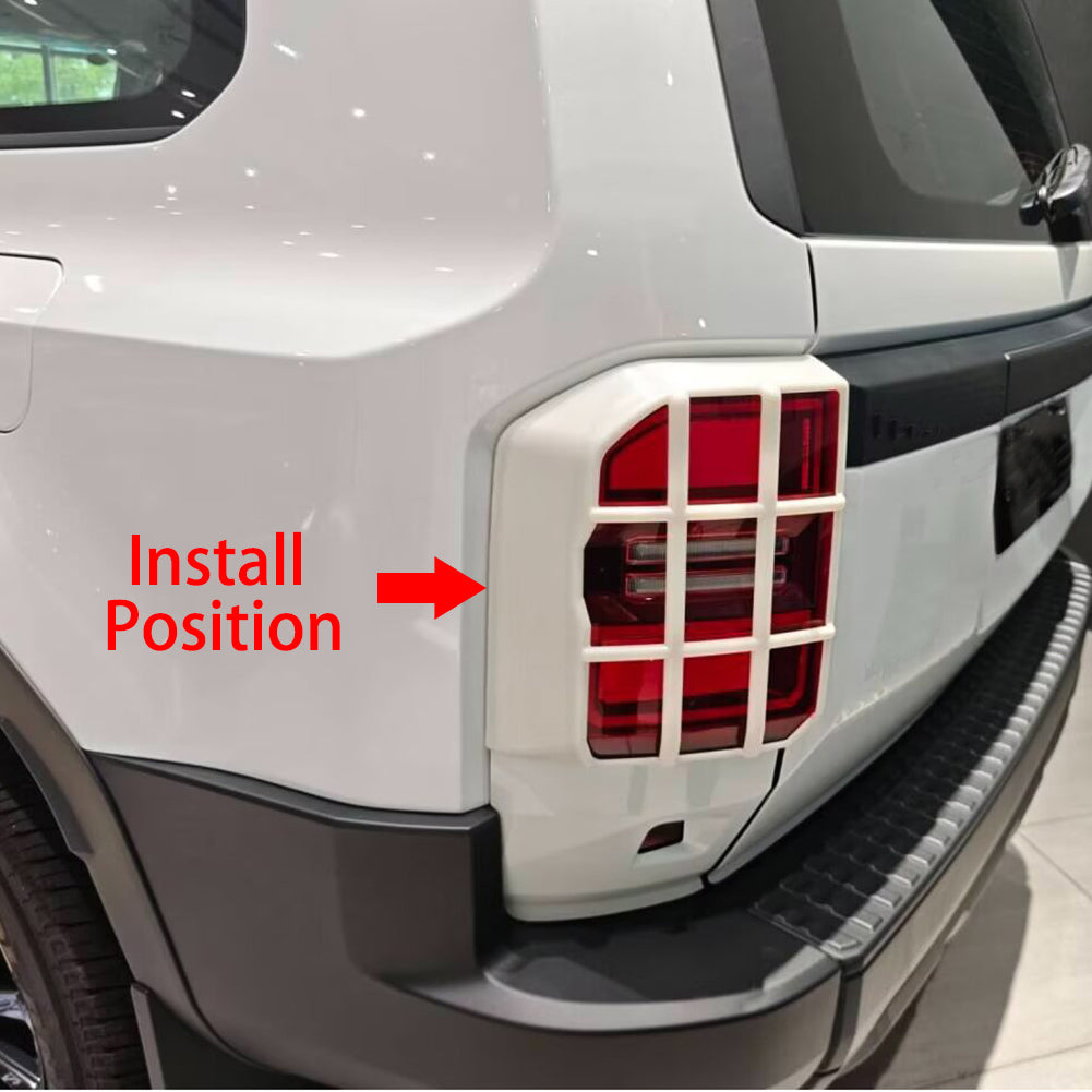 Fit For Toyota New Land Cruiser LC250 2024 2025 2026 Rear Tail Light Lamp Cover Trims