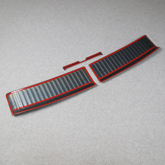 Fit for Honda Pilot 2025 2026 Rear Inside Bumper Sill Plate Guard Cover Trim - Stainless Steel