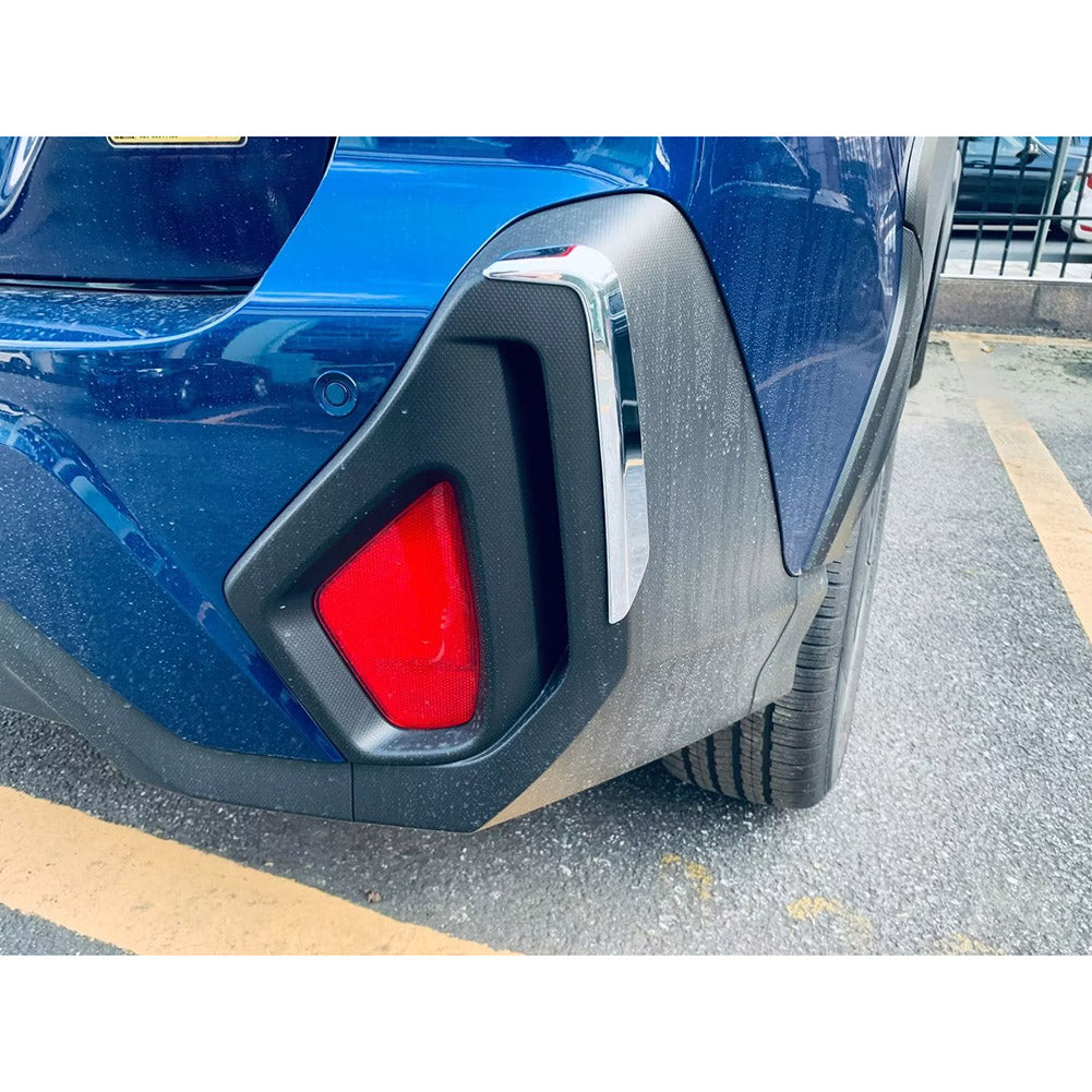 Fit for Subaru Crosstrek 2024 Rear Fog Light Cover Bezel Trim Chrome