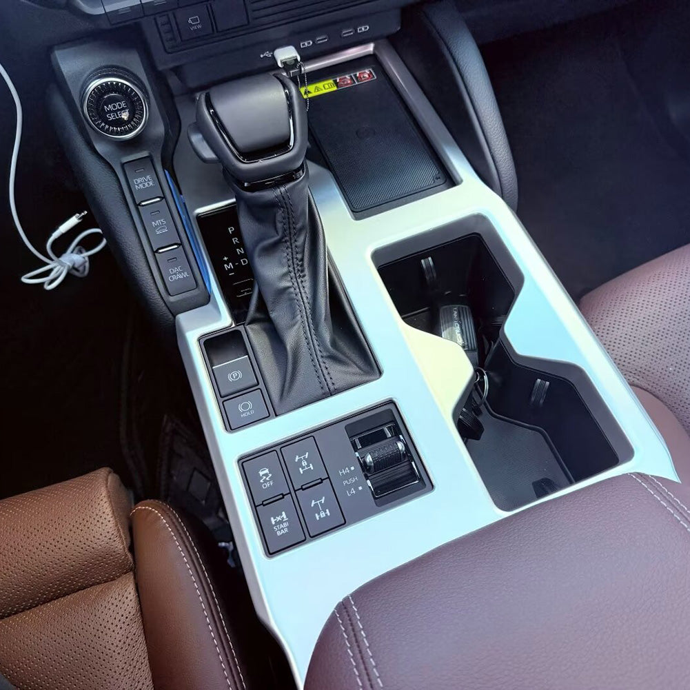Fit for Toyota New Land Cruiser LC250 2024 2025 2026 Gear Shift Knob Console Panel Cover Trim
