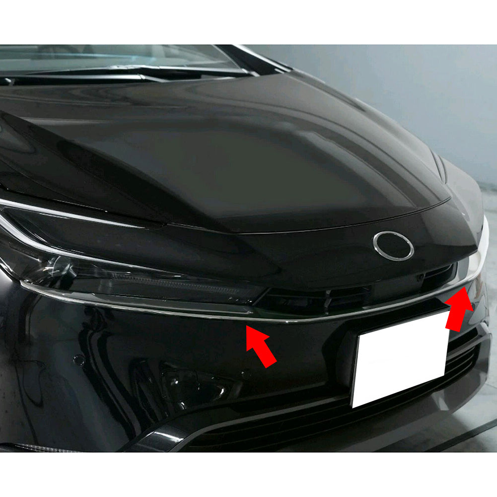 Fit for Toyota New Prius 2023 2024 2025 2026 Headlight Trim Front Uper Grill Cover Trims