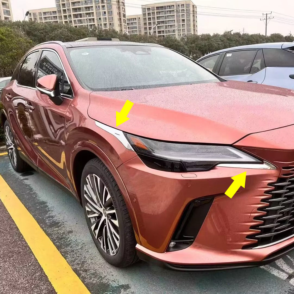  Lexus New RX RX350 RX350h RX500h F Sport 2023 Headlight Molding Trim Front lights Cover Trims
