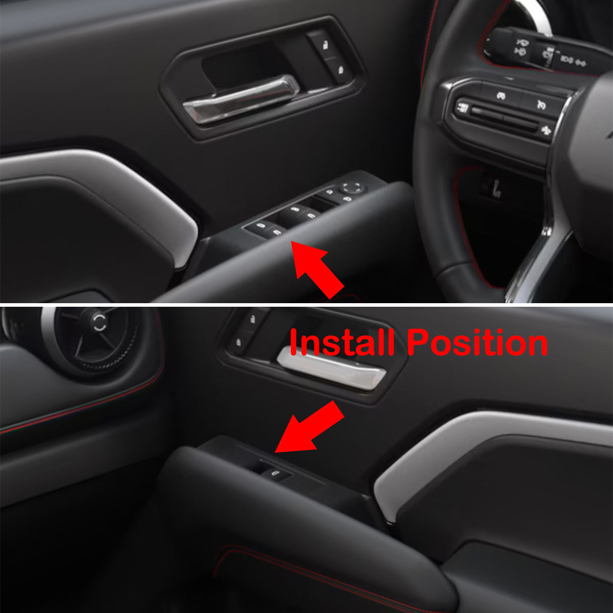 Fit For Chevrolet Chevy New Colorado 2024 2025 Interior Window Switch Console Panel Trims