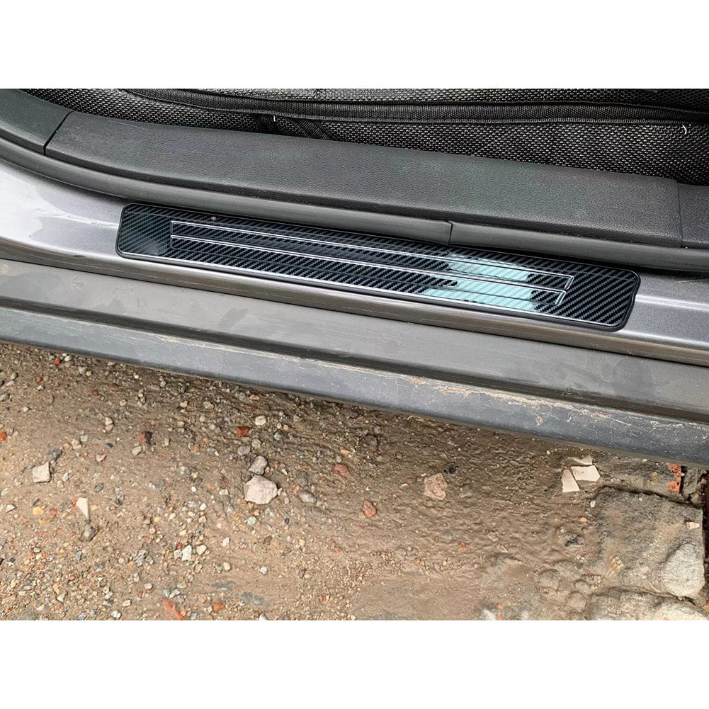 Fit for Nissan Kicks 2024 2023 2022 2021 Door Sill Scuff Plate Guard Cover Trim Sport Style