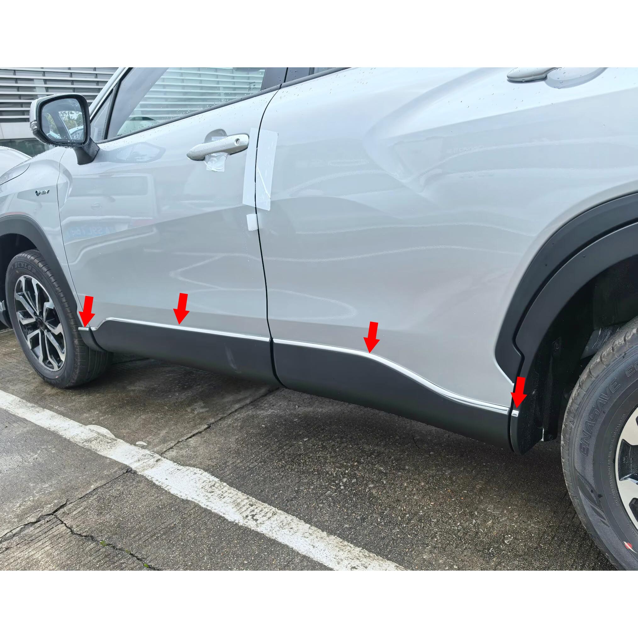 Fit for Toyota New Corolla Cross/Corolla Cross Hybrid 2025 2026 Door Body Side Skirt Molding Cover Trims