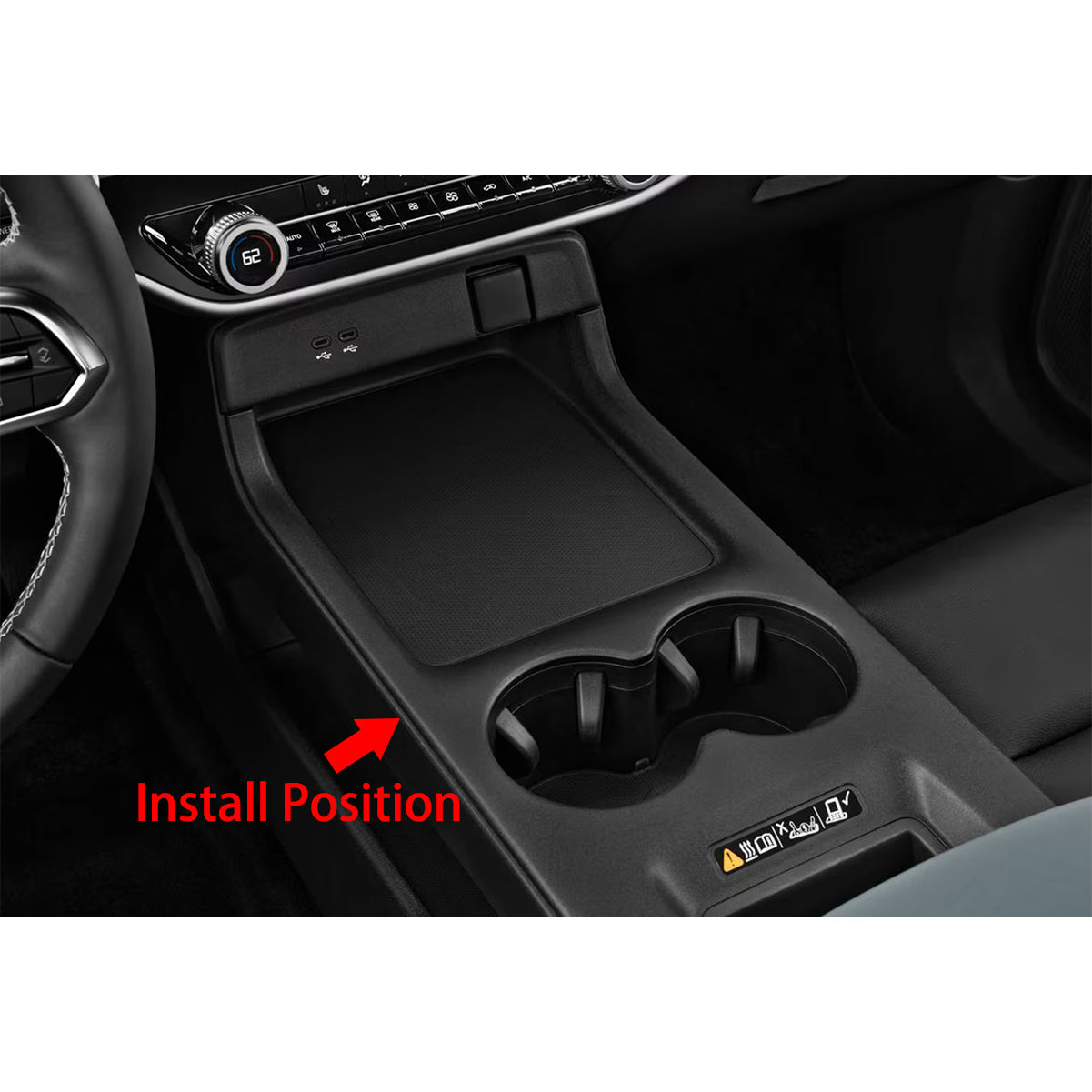 Fit for Honda Prologue 2024 2025 2026 Gear Shift Knob Console Panel Cover Trim