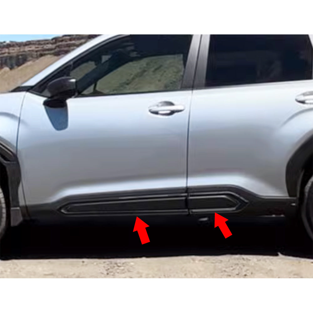 Fit for Subaru New Forester 2025 Door Body Side Skirt Molding Cover Trims ABS