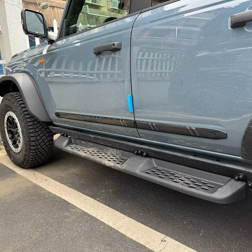 Fit for Ford Bronco 2023 2024 2025 Body Side Molding Door Guard Cover Trims