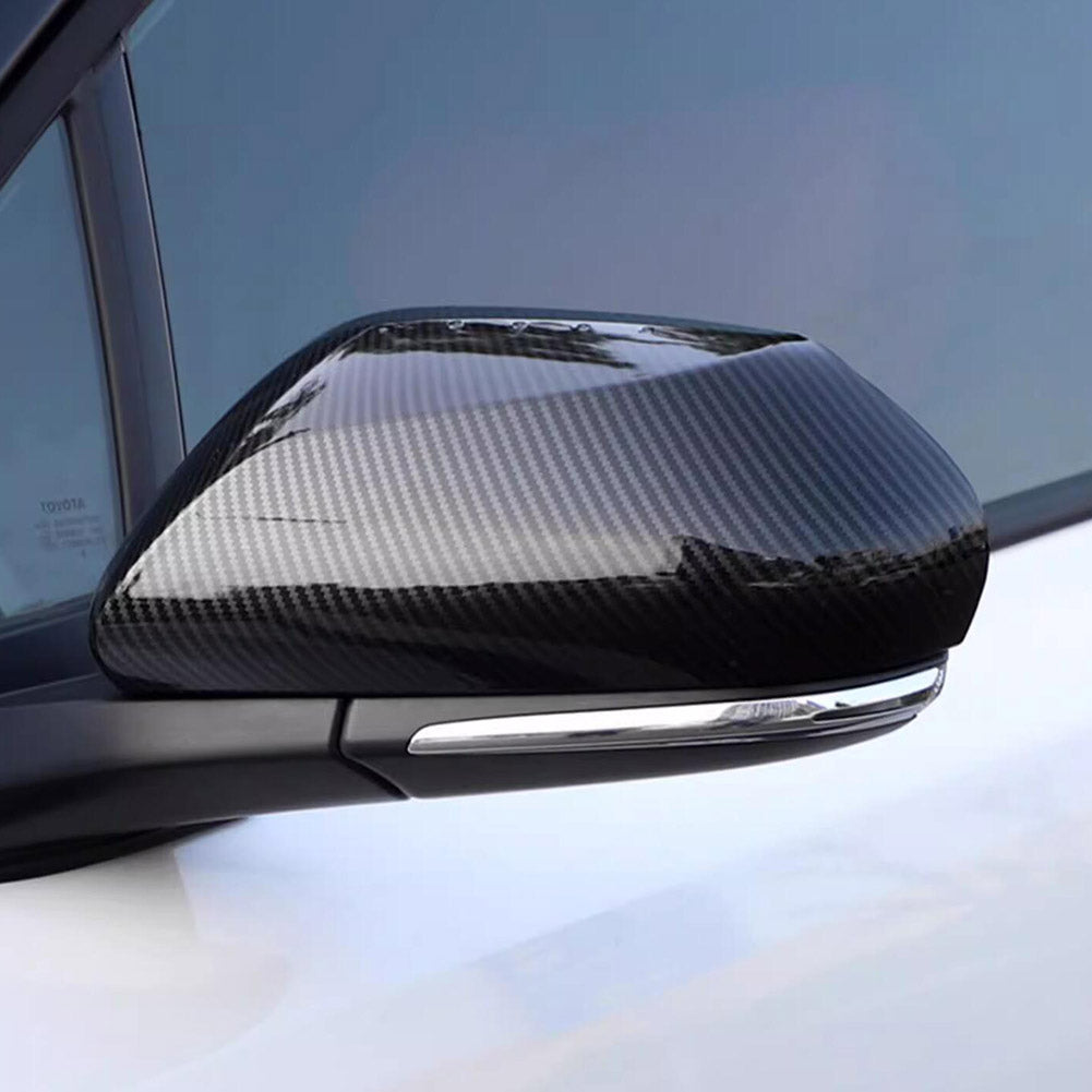 Fit for Toyota New Camry 2024 2025 2026 Rear View Mirror Guard Cover Trims Carbon Fiber Pattern