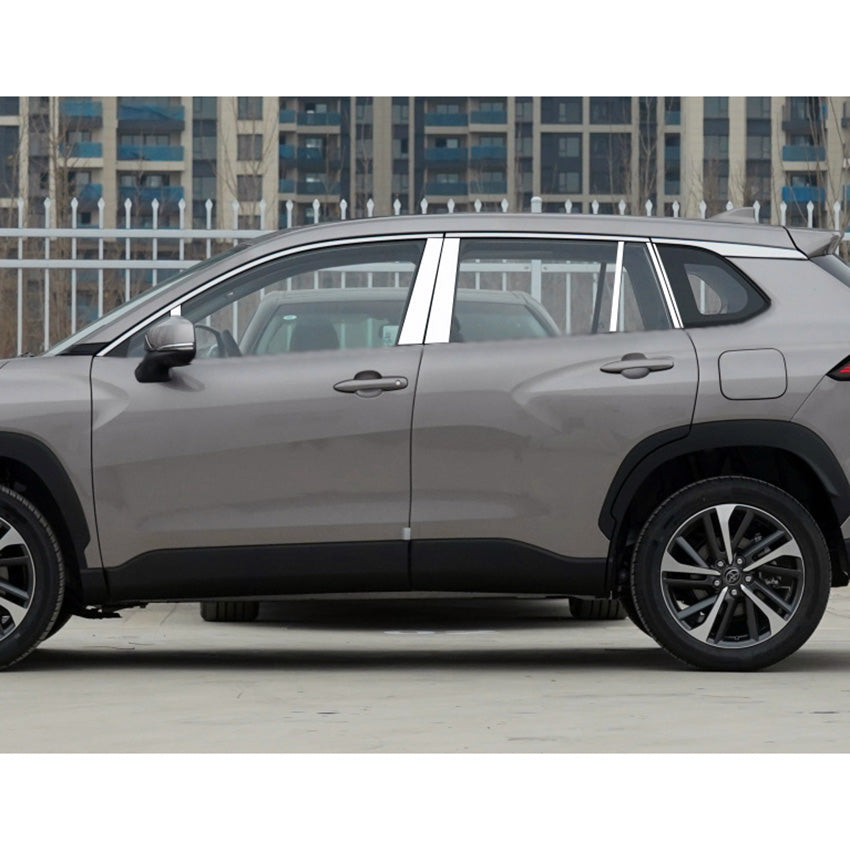 Fit for Toyota Corolla Cross 2022 2023 2024 Window Frame Sill Center Pillar Cover Trims