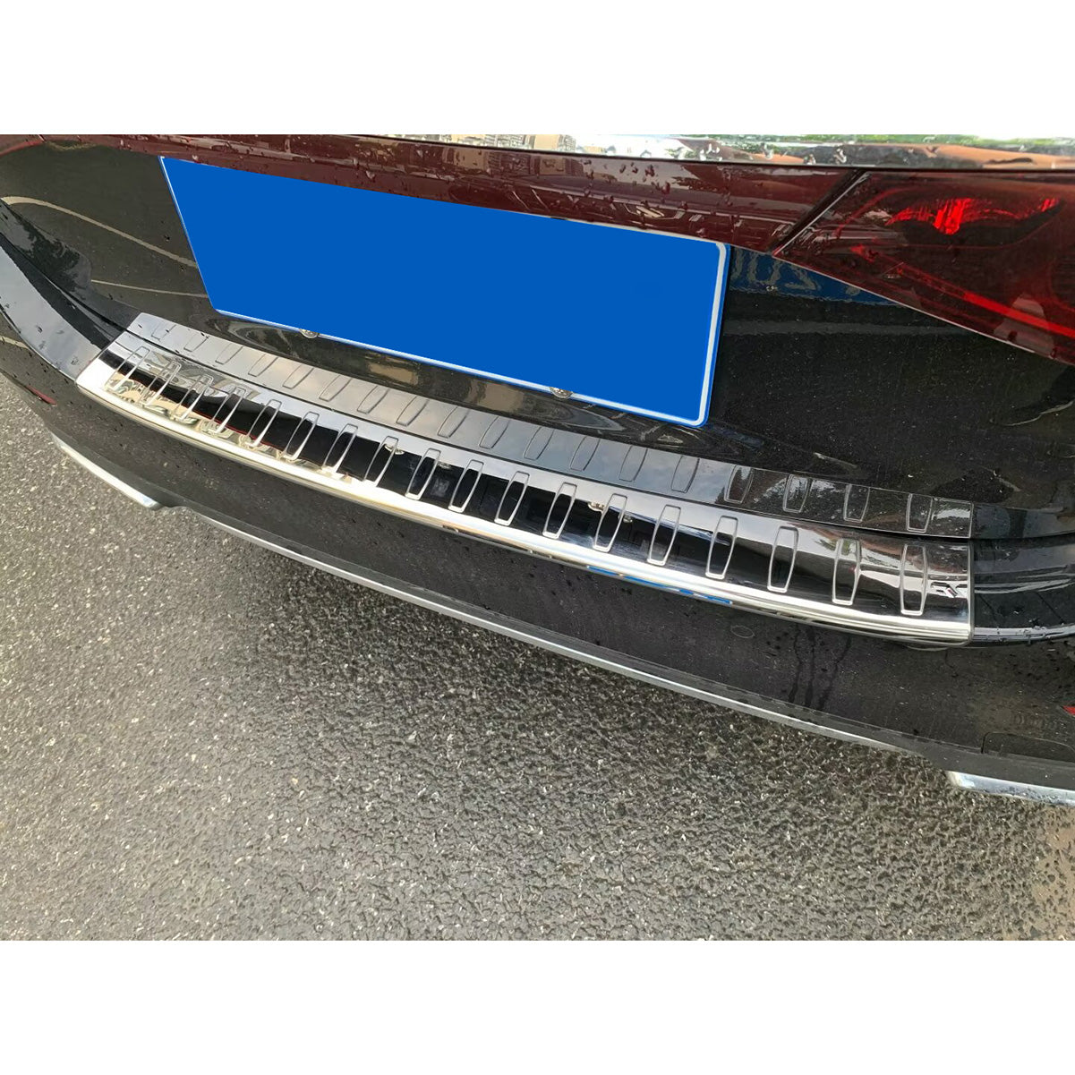 Fit Mercedes-Benz Eclass E-Class 2023 2024 2025 W214 E200 E300 E450 Rear Outside Bumper Sill Plate Guard Trim