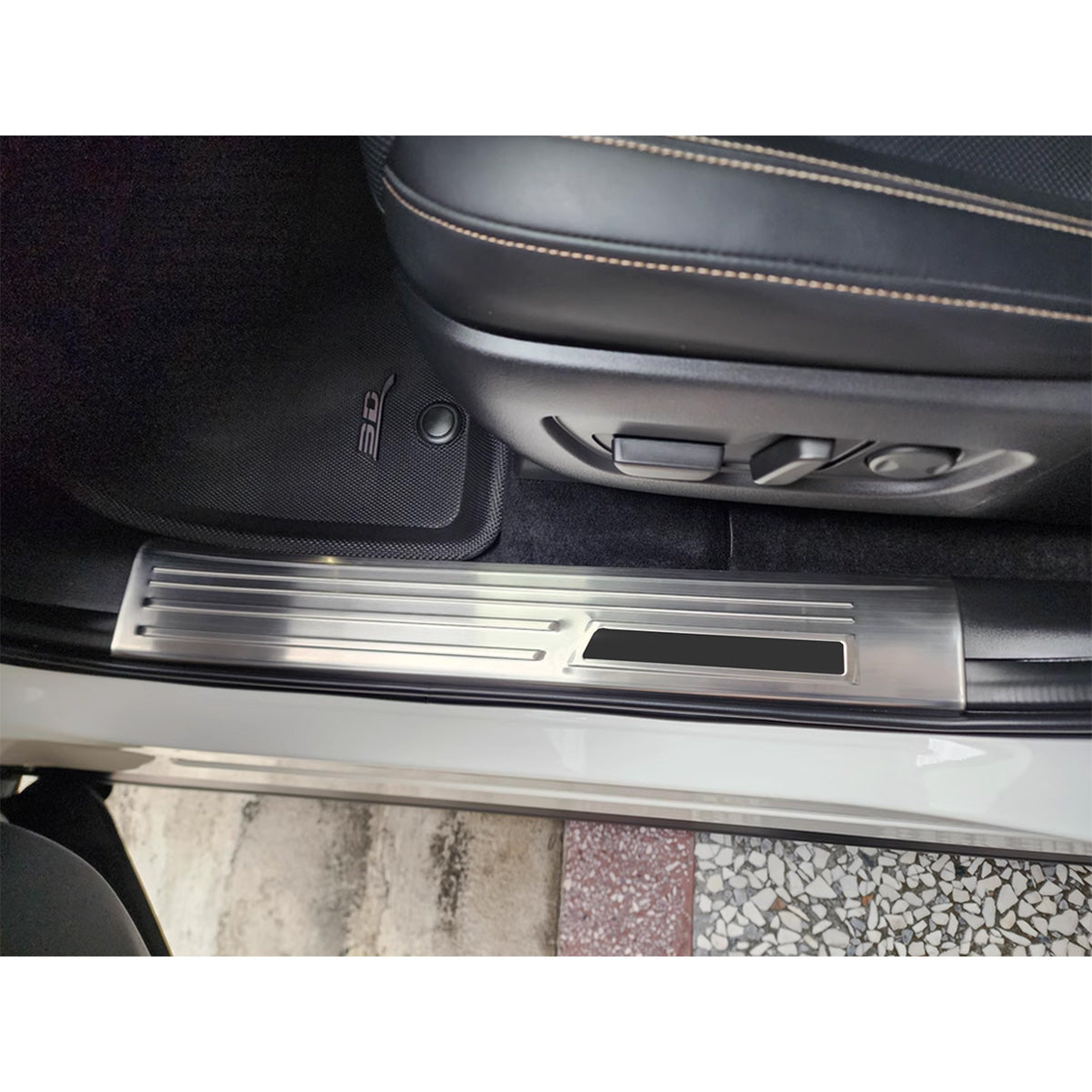 Fit for Mazda New CX-70 2025 2026 Inside Door Sill Scuff Plate Guard Cover Trims Stainless Steel