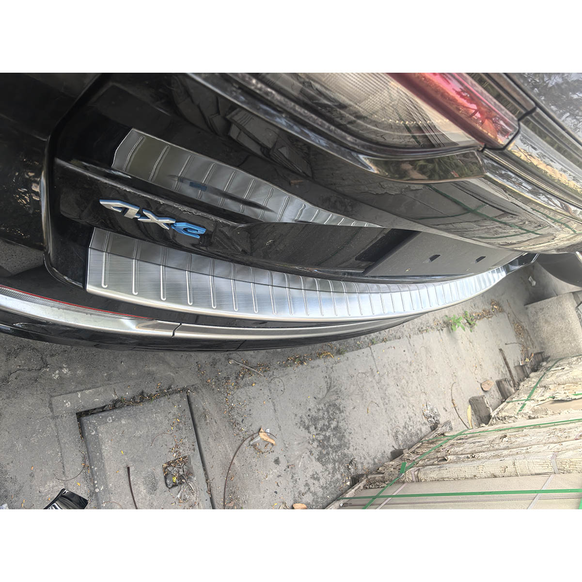 Fit for Jeep New Grand Cherokee 2024 2025 Rear Bumper Sill Plate Guard Cover Trim Stainless Steel