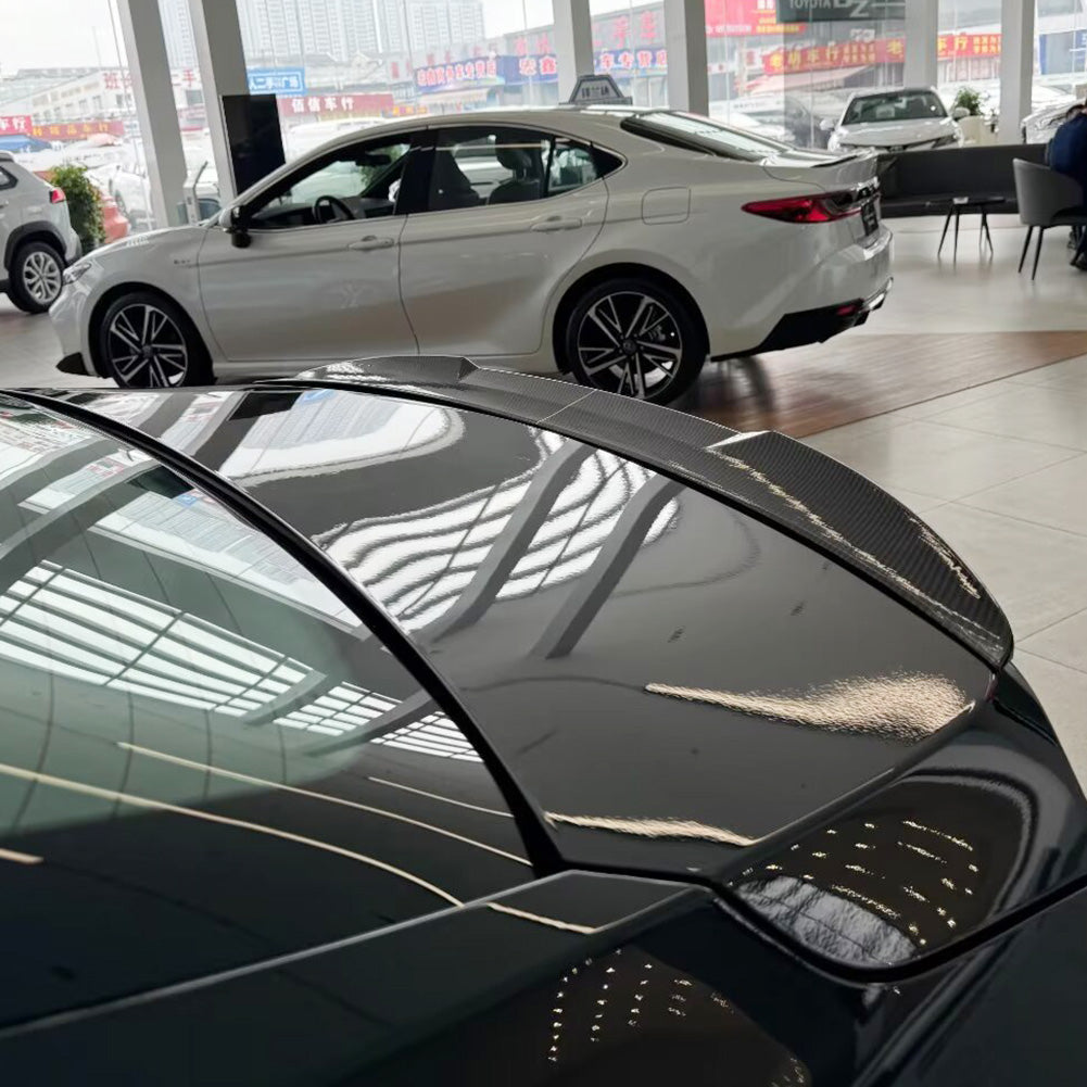 Fit for Toyota Camry 2024 2025 2026 Rear Trunk Wing Spoiler Cover Trim ABS