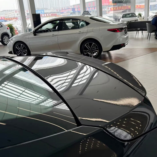 Fit for Toyota Camry 2024 2025 2026 Rear Trunk Wing Spoiler Cover Trim ABS