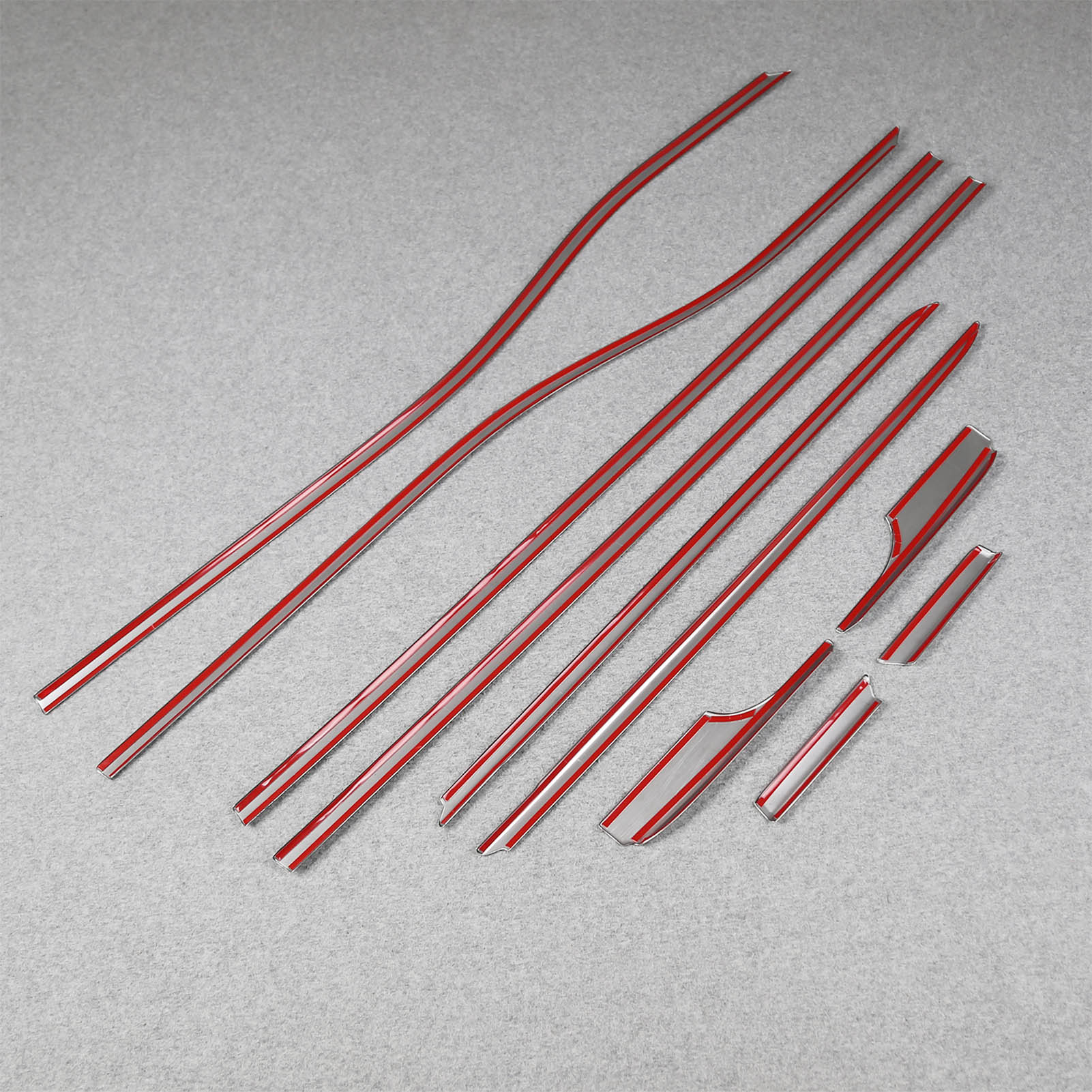 Fit for Toyota New Land Cruiser LC250 2024 2025 2026 Lower Windows Frame Sill Molding Cover Trims Stainless Steel