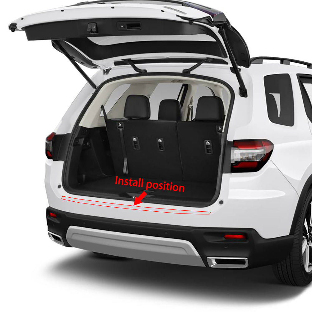 Fit for Honda New Pilot 2025 Rear Outside Bumper Sill Plate Guard Cover Trim Stainless Steel