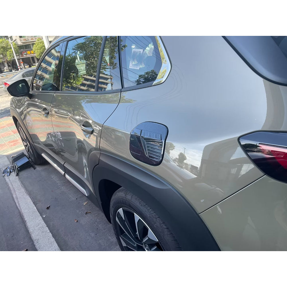 Fit for Mazda CX-50 CX50 2024 Fuel Gas Tank Cap Cover Trim Carbon Fiber Pattern