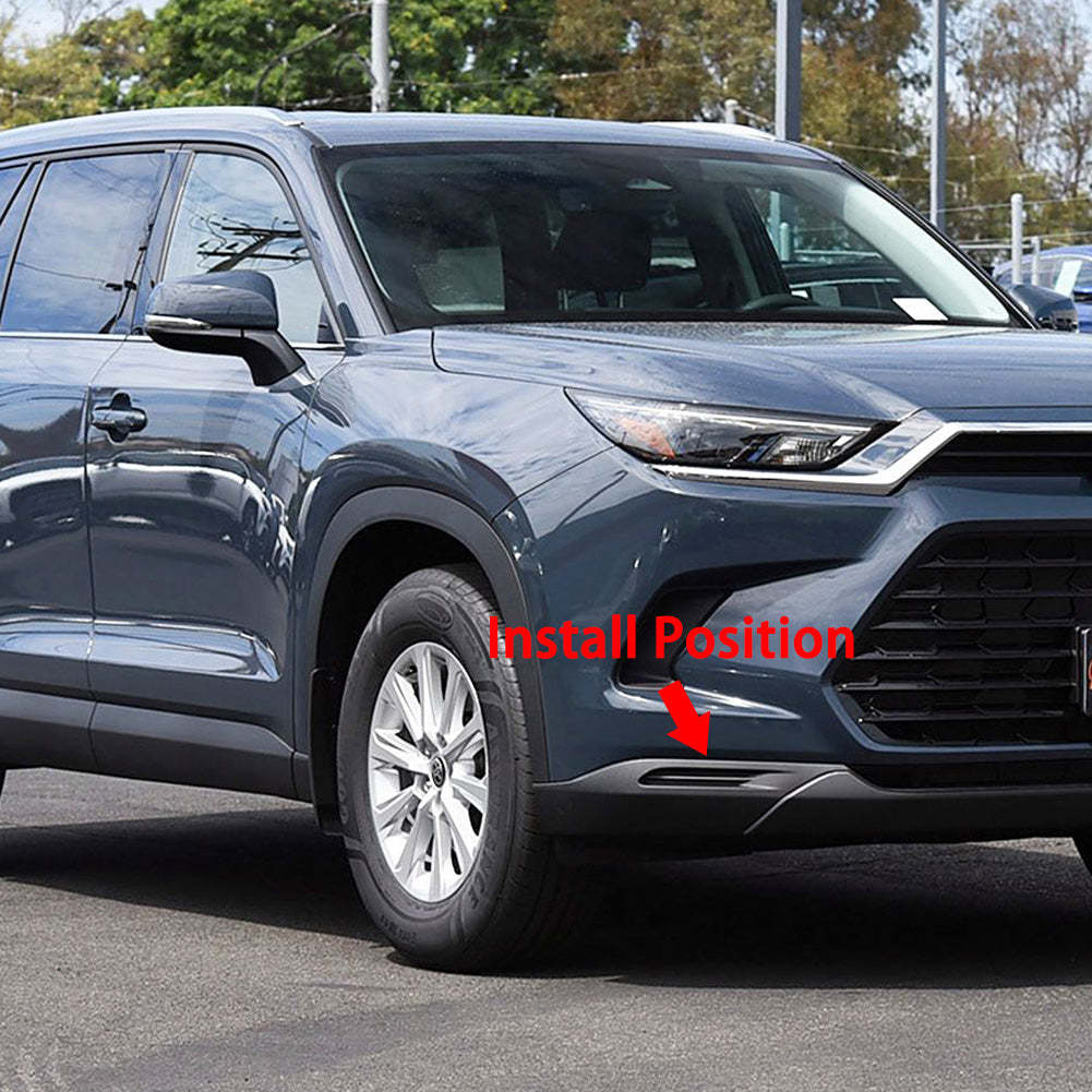 Fit for Toyota New Grand Highlander 2024 2025 2026 Front Bumper Side Vents Air Outlet Cover Trims