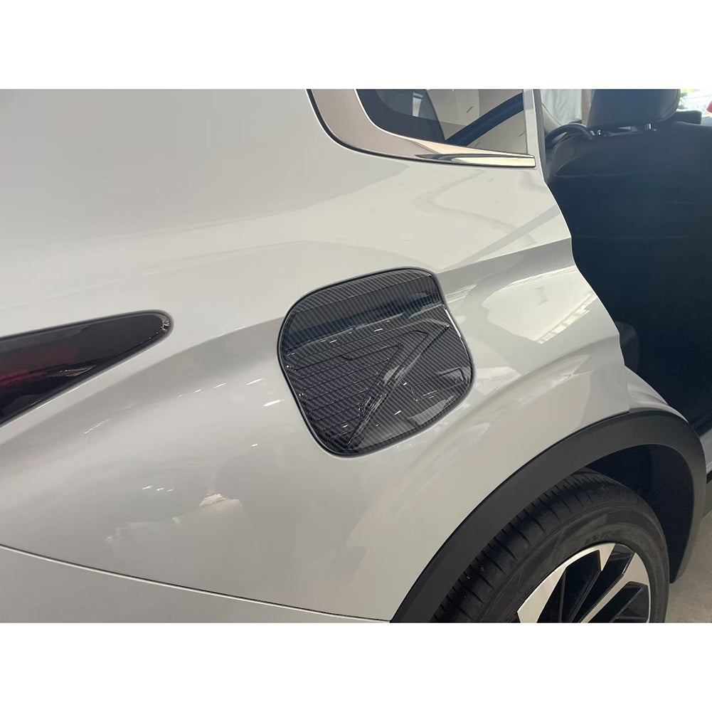 Mitsubishi New Outlander 2022 2023 Fuel Gas Tank Cap Cover Trim Carbon Fiber Pattern