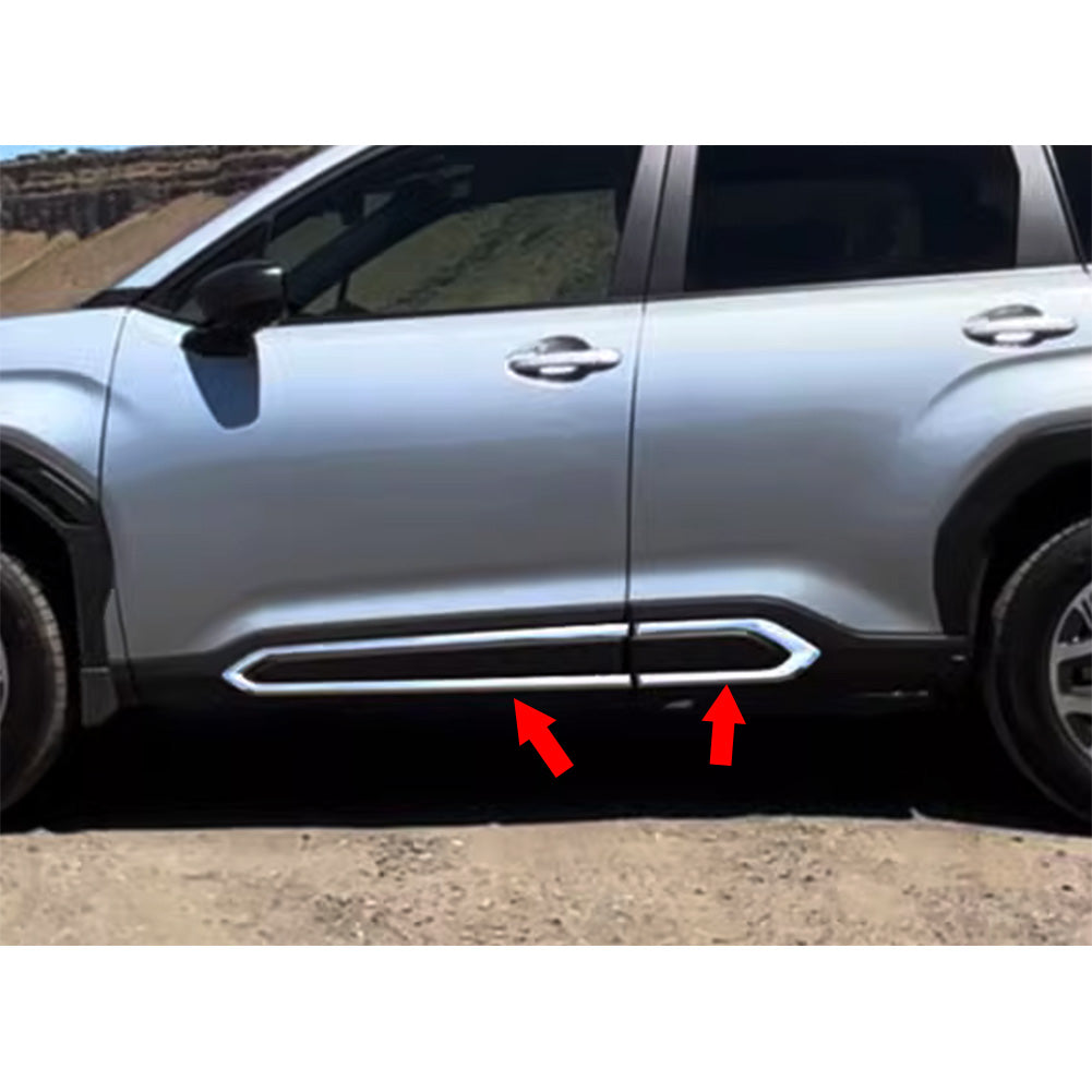 Fit for Subaru New Forester 2025 Door Body Side Skirt Molding Cover Trims ABS
