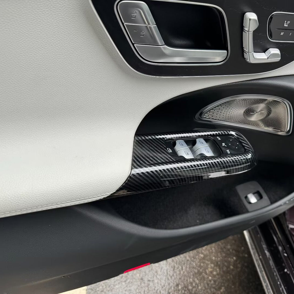 Fit for Mercedes-Benz E-Class W214 E200 E300 E450 2023 2024 2025 Interior Window Switch Plate Panel Cover Trims
