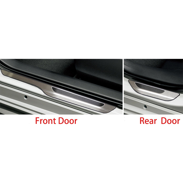 Toyota Corolla 2024 2023 2022 2021 2020 2019 Door Sill Scuff Plate Guard Cover Trims Stainless Steel