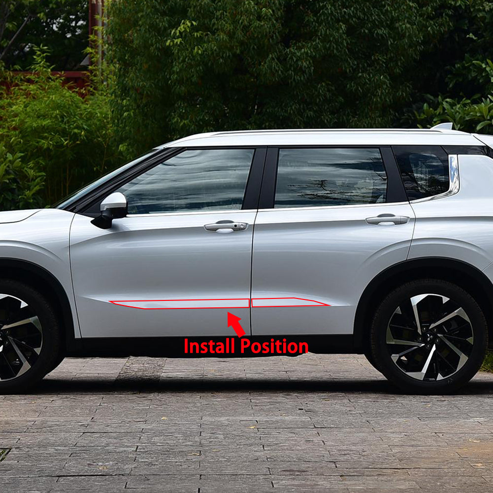 Fit for Mitsubishi New Outlander 2022 2023 2024 2025 Body Side Molding Door Guard Cover Trims
