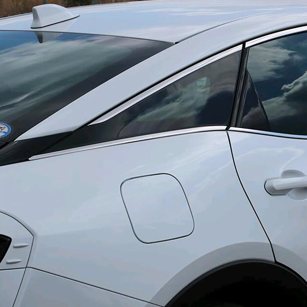 Fit for Toyota Crown 2023 2024 2025 2026 Rear Windows Frame Sill Molding Cover Trims Stainless Steel