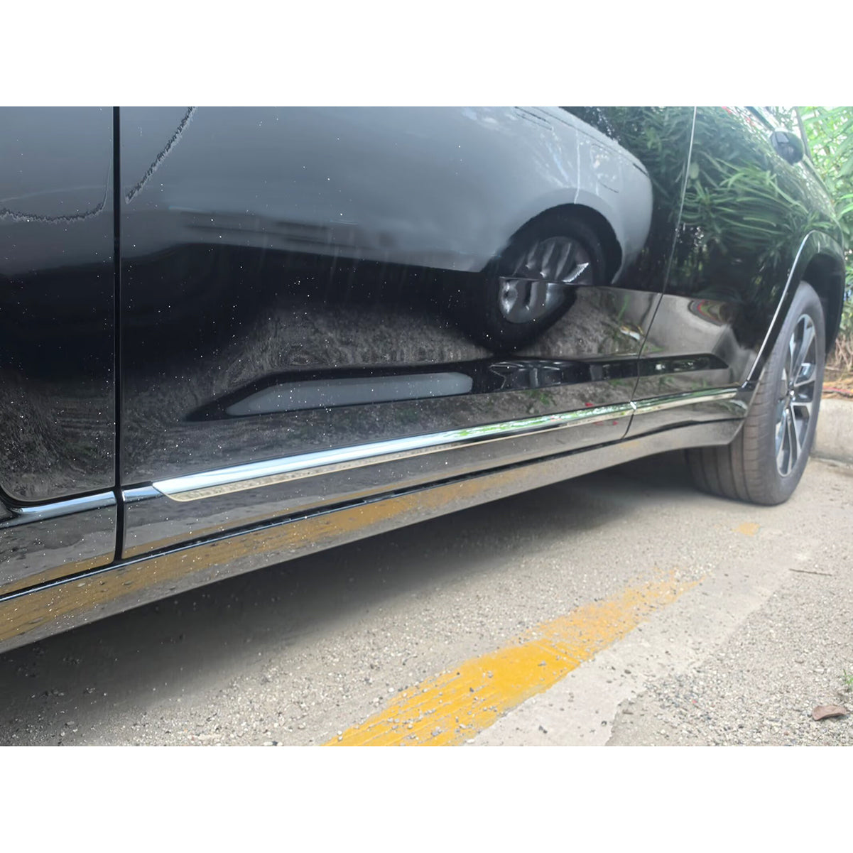 Fit for Jeep New Grand Cherokee 2024 2025 Door Body Side Skirt Molding Cover Trims