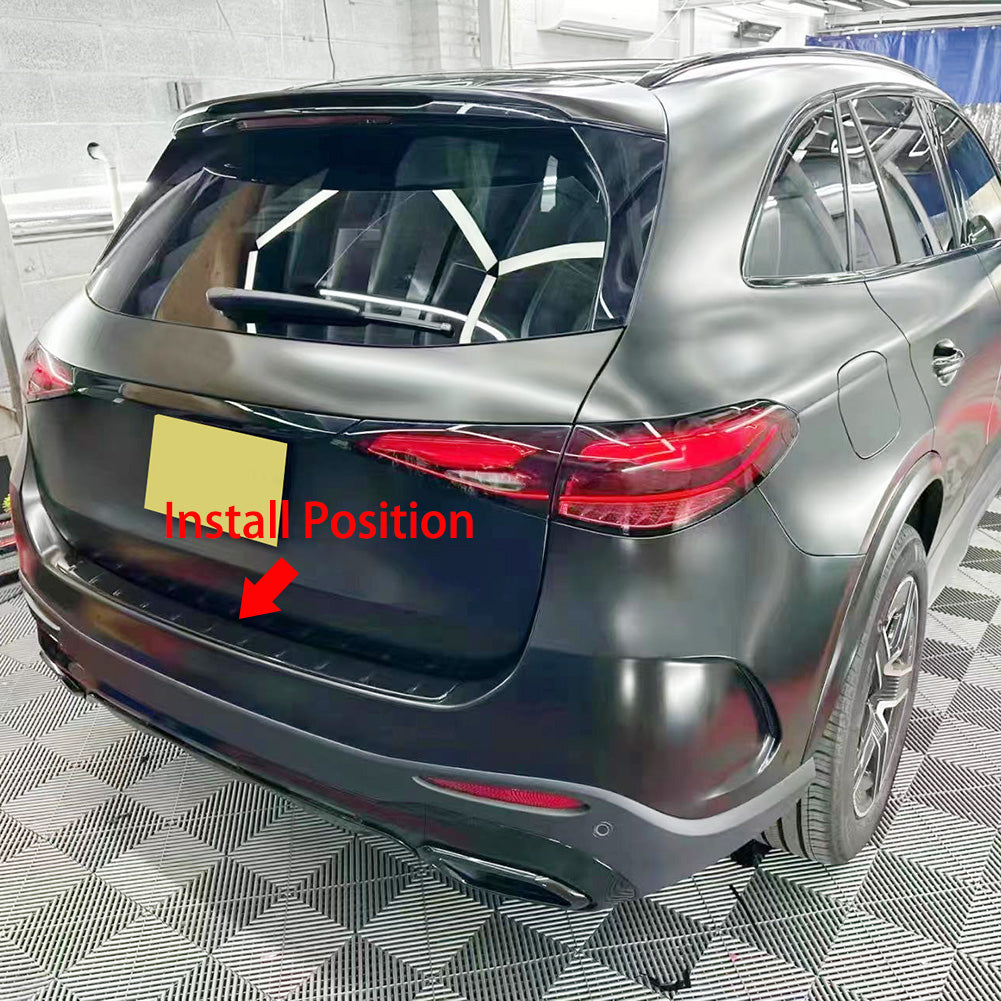 Fit for Mercedes-Benz New GLC GLC300 X254 2023 2024 2025 2026 Rear Outside Bumper Sill Plate Guard Trim