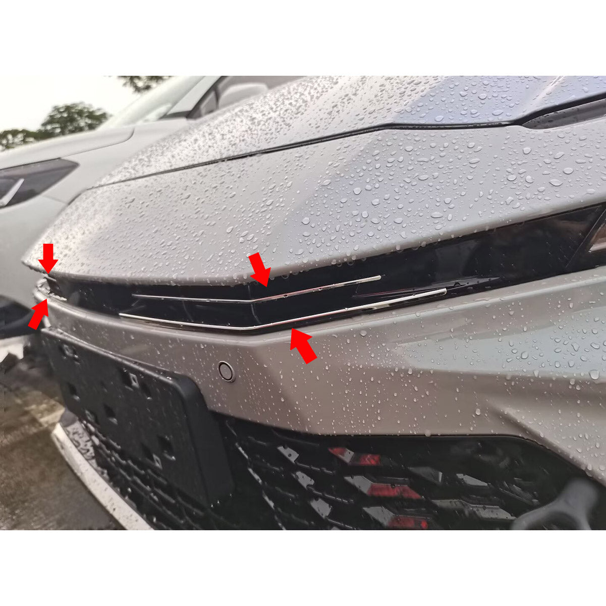 Fit for Toyota Camry 2024 2025 2026 Front Upper Grill Grille Mesh Cover Trims